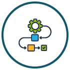 Customizable workflow icon u