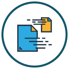 Effortless Document flow icon u