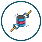 Database Indepandent icon u